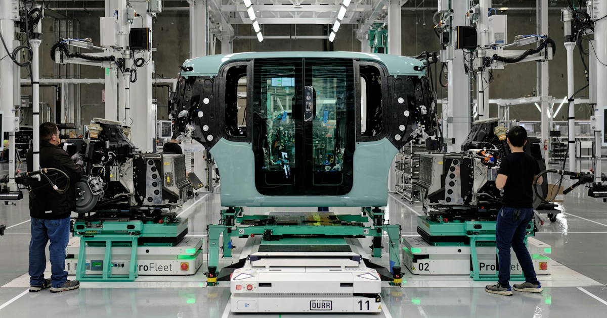 Inside the Zoox robotaxi serial production facility